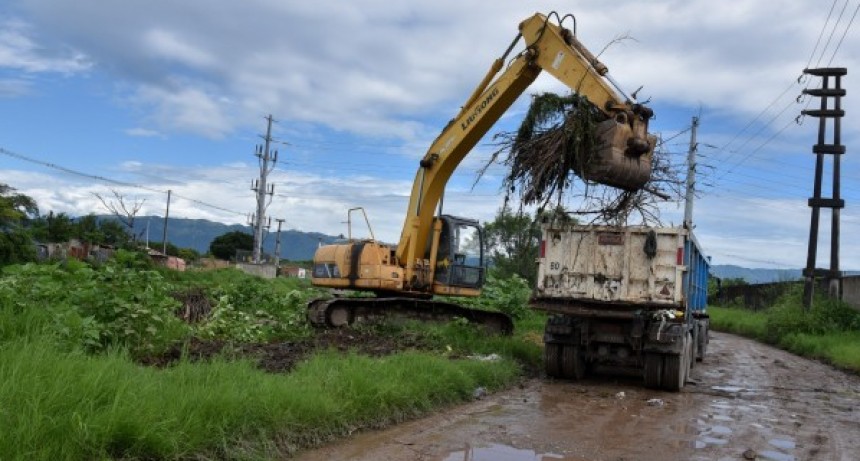 Por el Plan Pre Lluvia ya retiraron 400 toneladas de residuos que obstru&iacute;an canales de desag&uuml;e