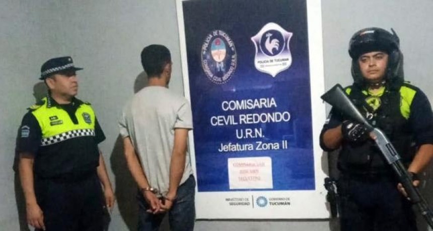 La polic&iacute;a atrap&oacute; a un conocido delincuente de Yerba Buena