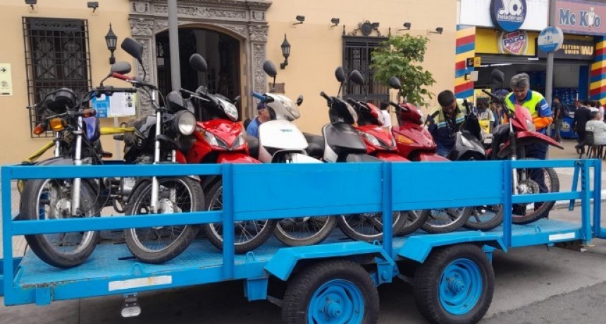 Operativos de control: secuestran 18 motoveh&iacute;culos por infracciones de tr&aacute;nsito