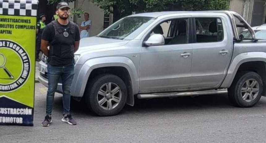 Le robaron la camioneta de un estacionamiento y la polic&iacute;a la recuper&oacute;