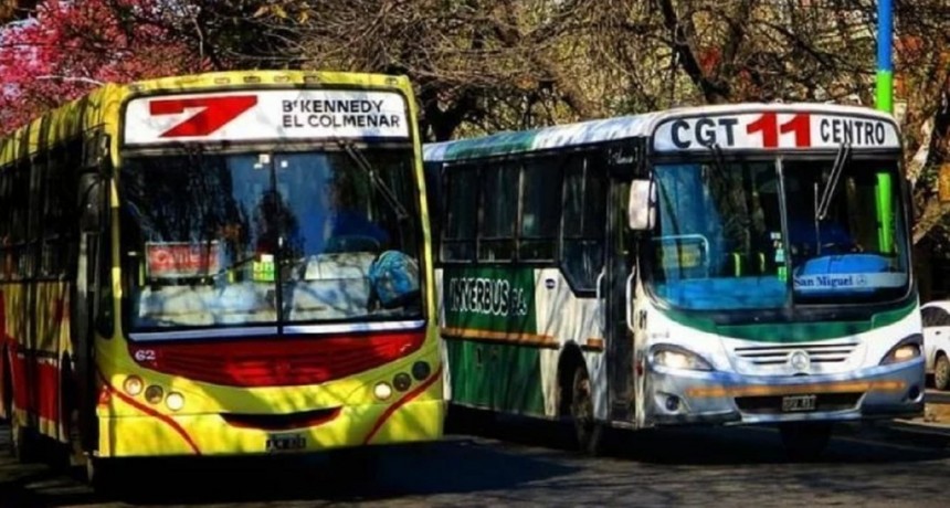 Rige la reducci&oacute;n del servicio de transporte p&uacute;blico en la Capital