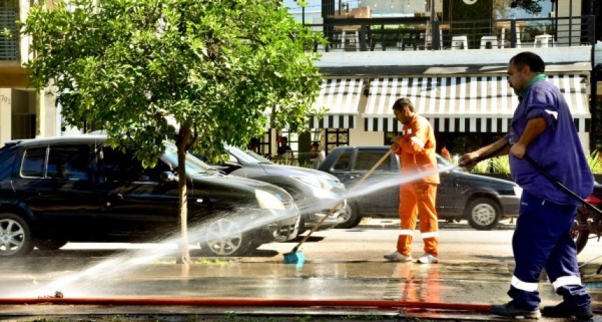 Se liberaron las veredas de Plaza San Mart&iacute;n