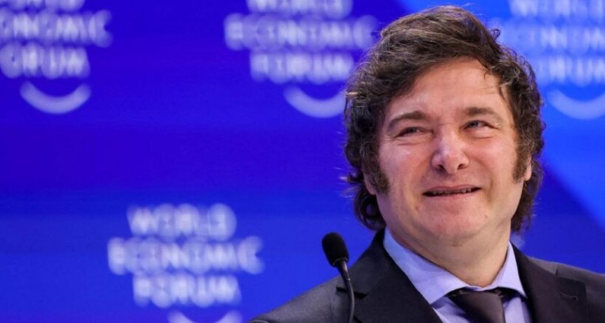 Milei en Davos: "un empresario exitoso, es un h&eacute;roe"