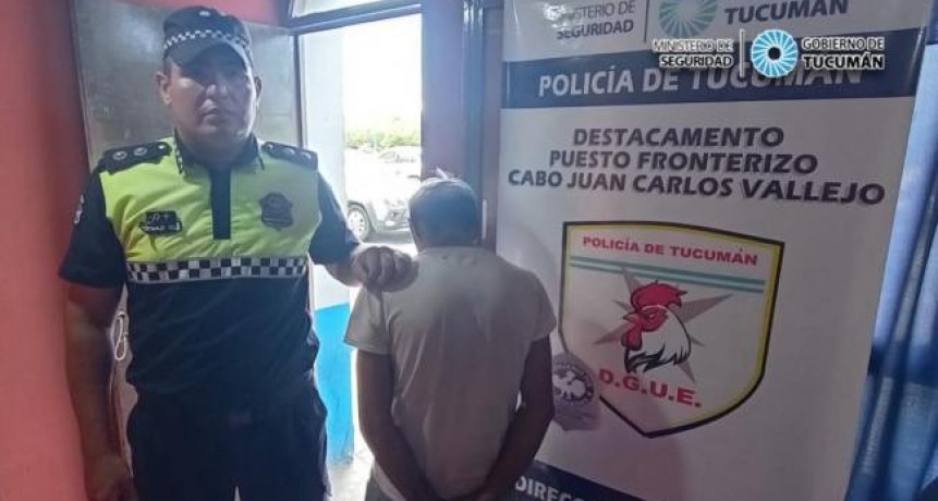 Atrapan a un pr&oacute;fugo de la Justicia en un control fronterizo