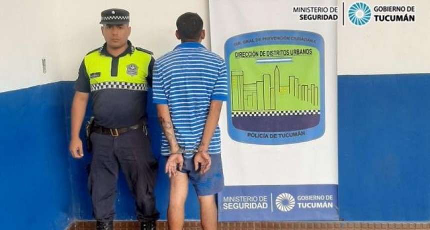 Efectivos policiales aprehendieron a un motochorro