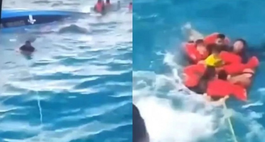 Un naufragio cerca de Canc&uacute;n dej&oacute; cuatro turistas fallecidos