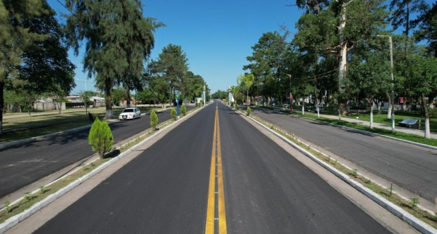 Inauguran repavimentación y alumbrado en la RP 325 tras 25 años