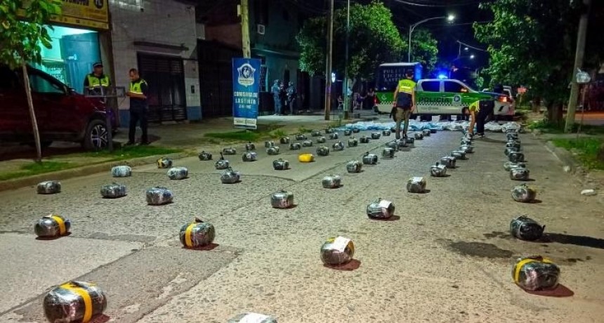 Tucumán: secuestran casi 150 kilos de marihuana en un taller mecánico usado como pantalla