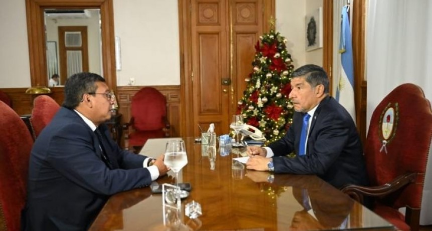 El vicegobernador Acevedo y el ministro Monteros coordinan la agenda de gobierno