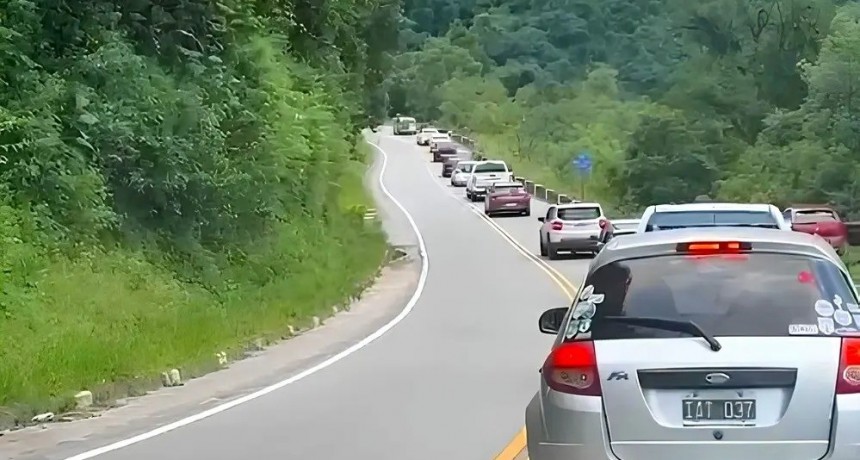 El retorno turístico satura la Ruta 307 hacia Tafí del Valle