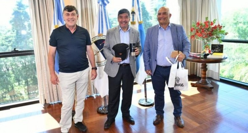 Tarucas se prepara para el Sudamericano: dirigentes de la franquicia se reunieron con el vicegobernador Acevedo