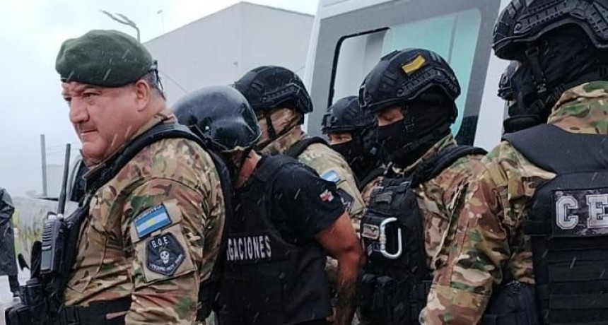 Tras un fuerte operativo, trasladaron al Penal de Benjamín Paz al principal sospechoso del femicidio de Érika Álvarez