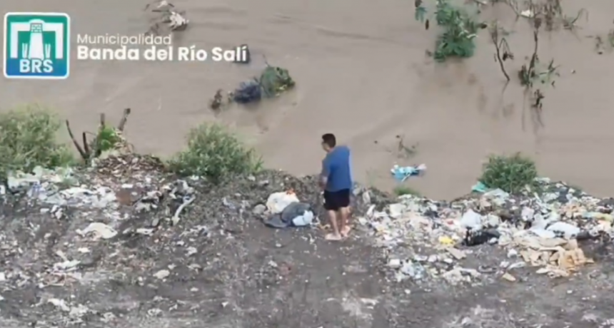 Multan a ciudadano por contaminar el R&iacute;o Sal&iacute;: video con drone como prueba clave