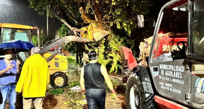 Temporal en el sur tucumano: Aguilares y Concepci&oacute;n afectadas por fuertes vientos y m&aacute;s de 100 mm de lluvia