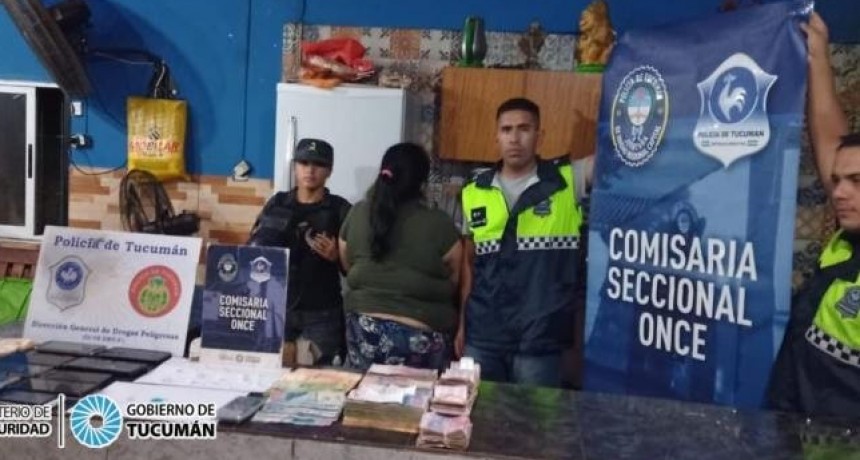 Encuentran un "kiosco" de drogas en un allanamiento por robo agravado