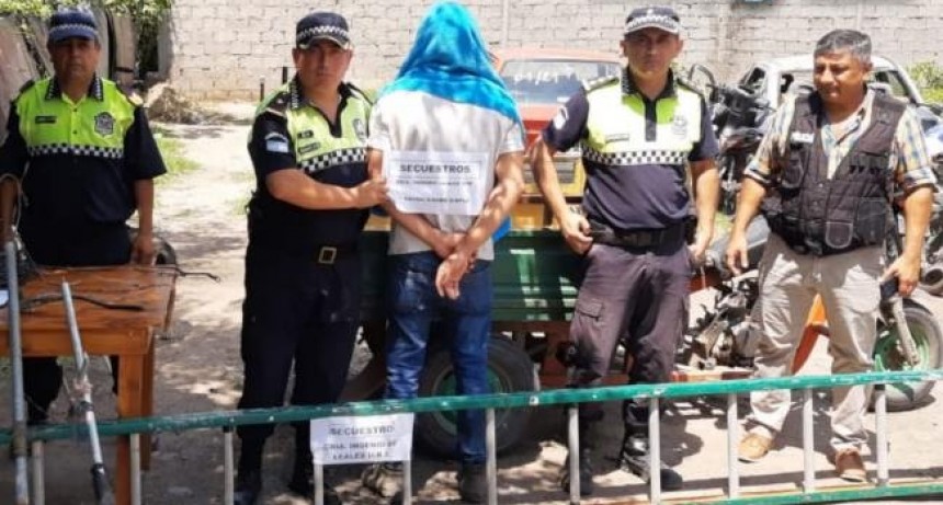Secuestran elementos utilizados para robar transformadores eléctricos