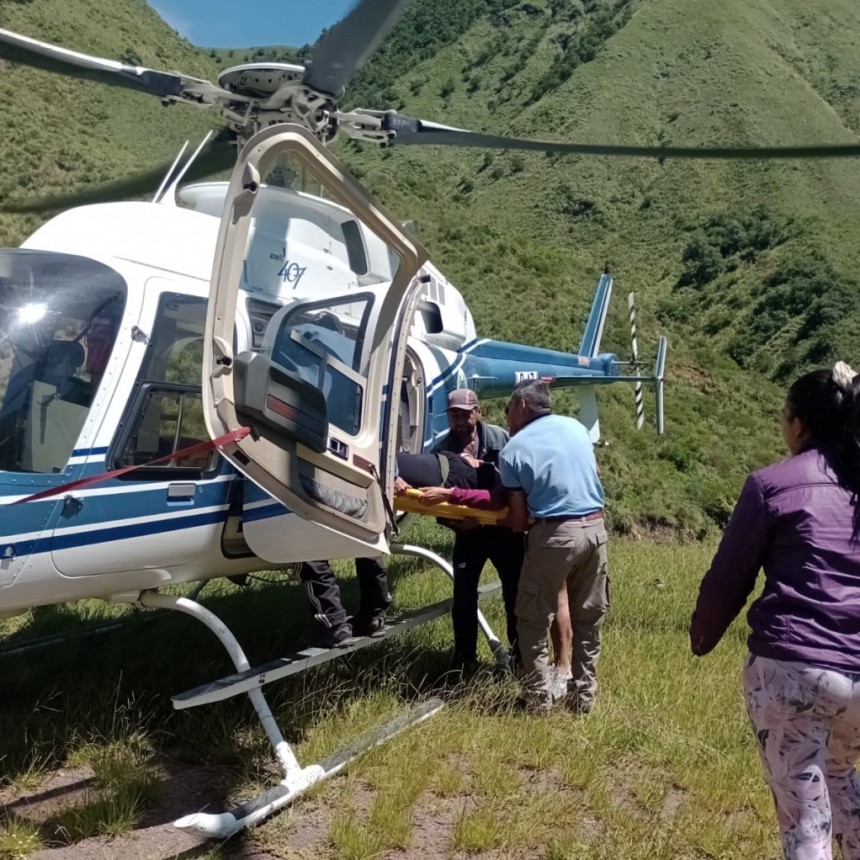 Tres pacientes de alta montaña fueron trasladados a Capital en vuelos sanitarios