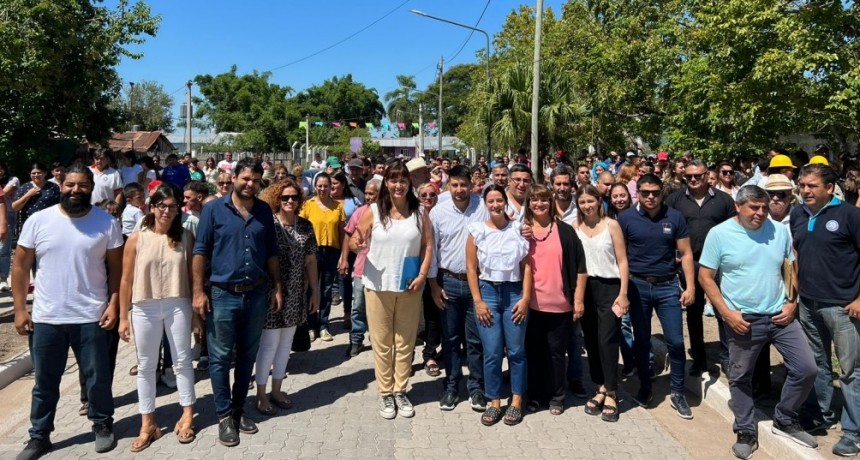 Inauguran la urbanización del barrio El Sunchal de Bella Vista