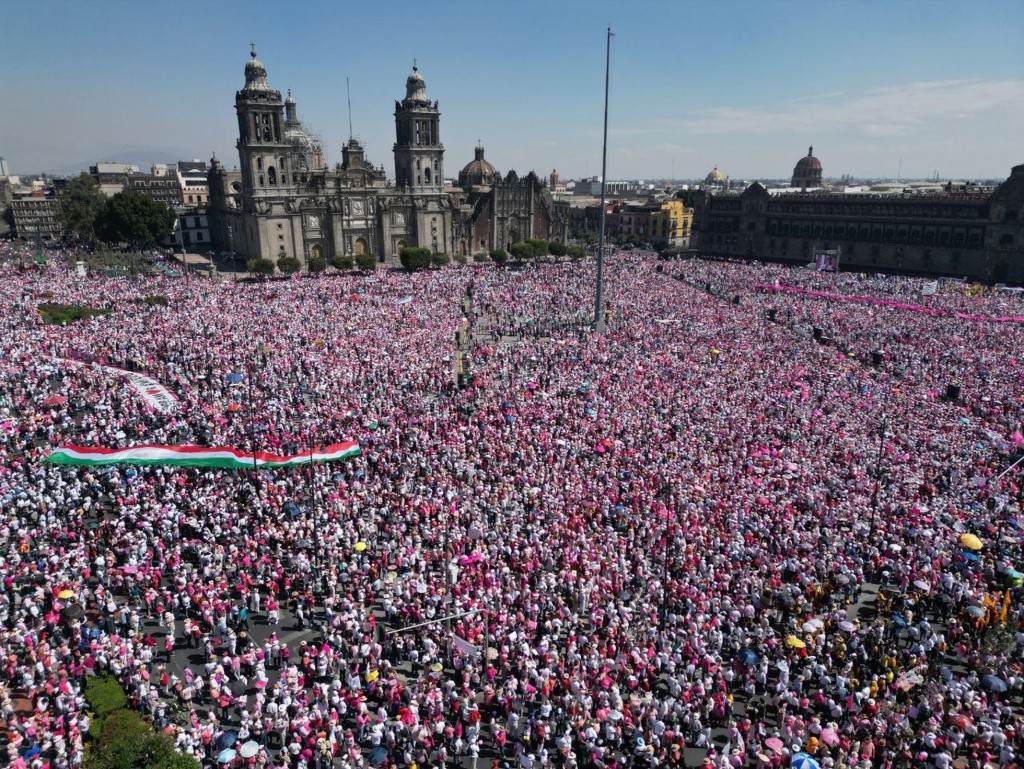 Miles de mexicanos se manifestaron para 