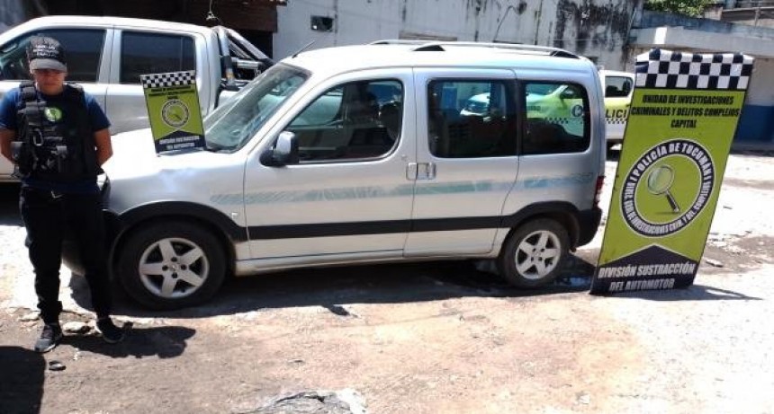 Recuperan una camioneta que hab&iacute;a sido robada en El Manantial