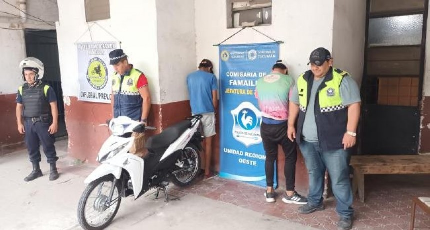 Robaron una moto en Monteros, la vendieron en Famaill&aacute; y cayeron presos