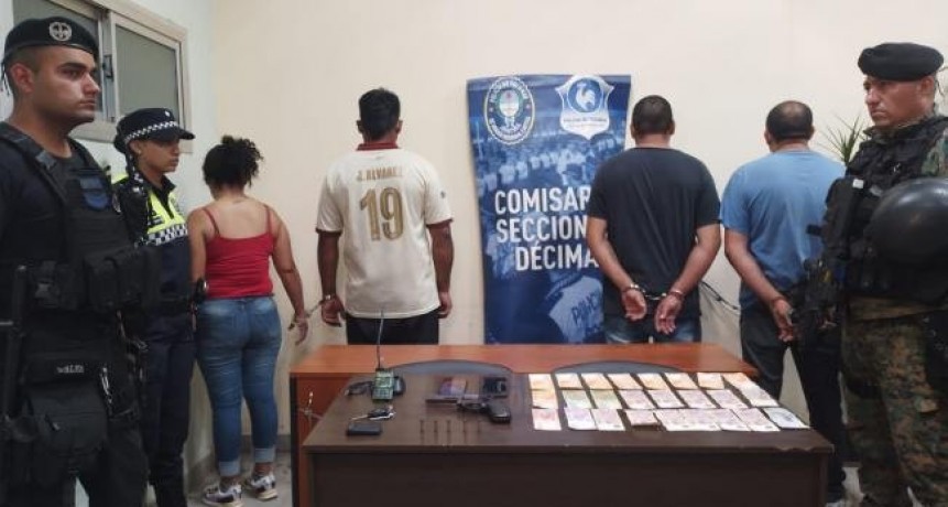 Aprehenden a cuatro personas que circulaban armadas por Villa 9 de Julio