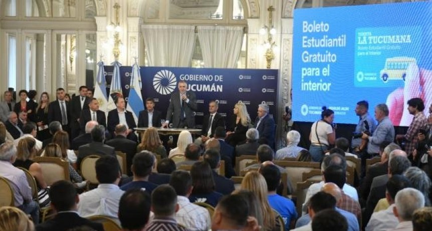 M&aacute;s de 80.000 estudiantes tendr&aacute;n el Boleto Estudiantil Gratuito para el Interior