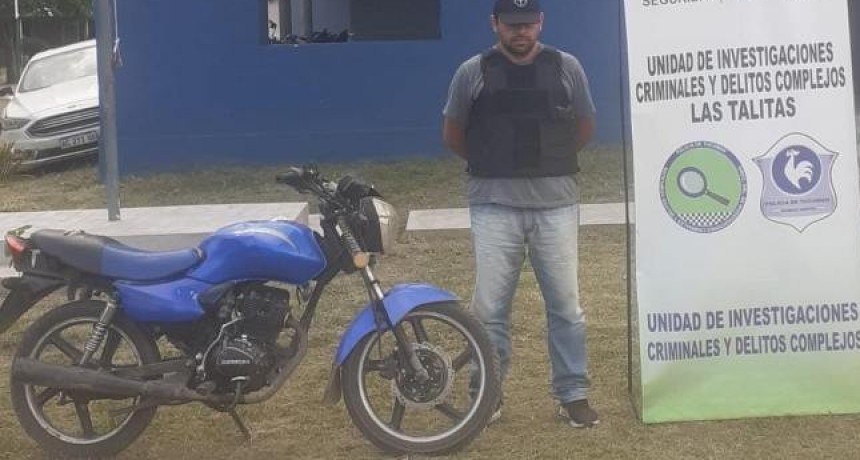 Recuperan una moto que hab&iacute;a sido robada
