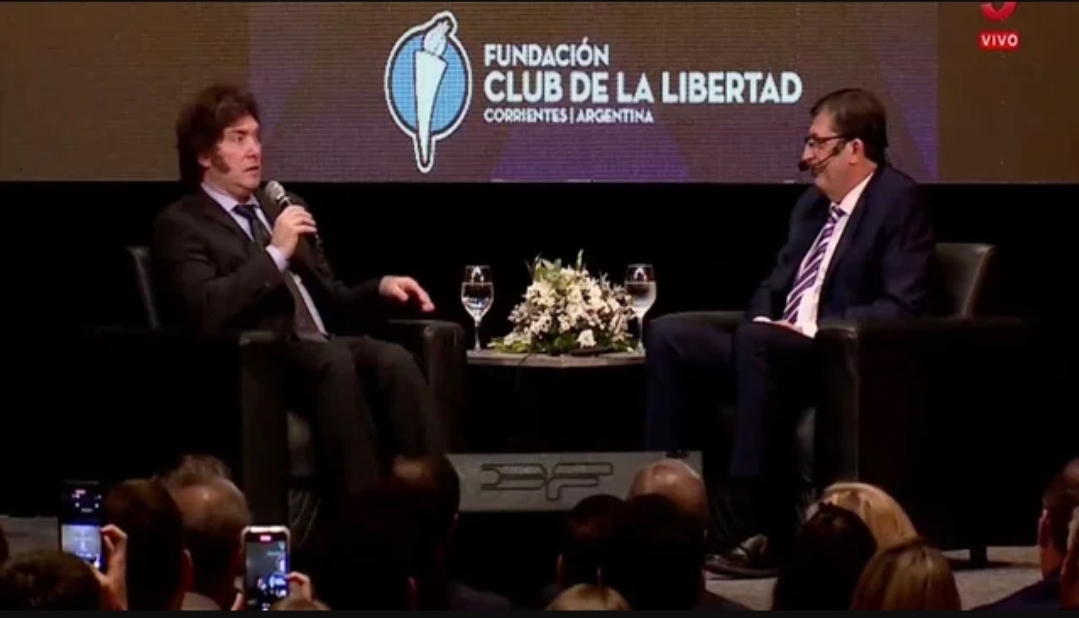 Milei compar&oacute; al Congreso con un "nido de ratas" y dijo que los pol&iacute;ticos "son una mierda"