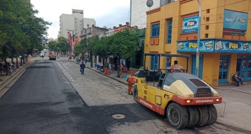 Contin&uacute;an las obras de recuperaci&oacute;n de calles altamente transitadas