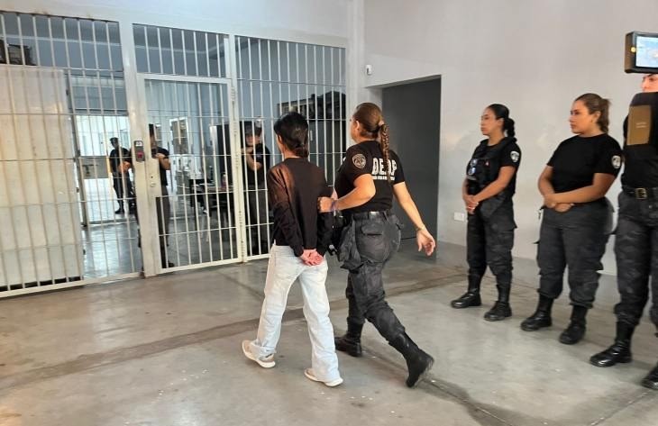 Trasladaron a Delfín Gallo a Justina Gordillo, la mujer detenida por el crimen de Érika Álvarez