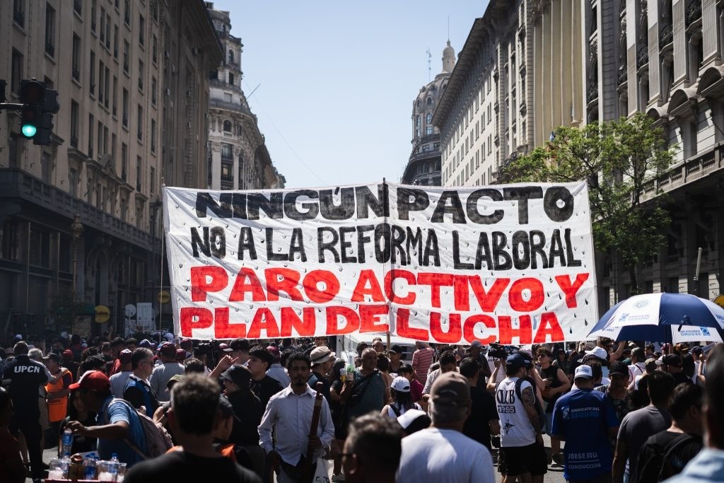 Reforma laboral: sindicatos combativos exigen a la CGT un paro general antes de su tratamiento en Diputados