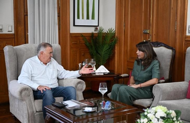 Jaldo recibió a Sandra Mendoza y respaldó la creación del bloque