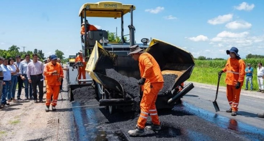 Ruta Provincial 331: avanzan en la repavimentación del tramo Aguilares - Alto Verde