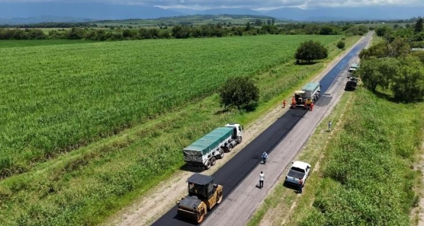 Avanza la repavimentación de la Ruta 331 en el sur de la provincia