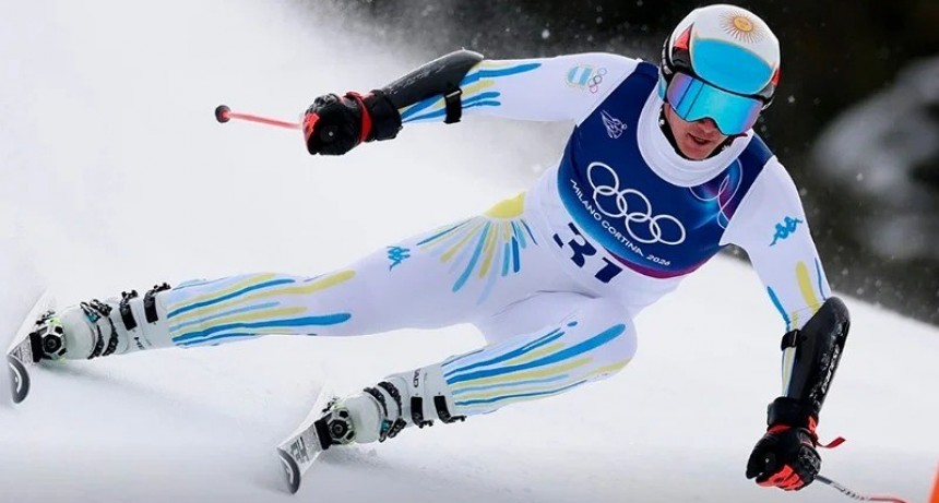 Tiziano Gravier hizo historia en los Juegos Olímpicos de Invierno: 28° en Súper-G, la mejor actuación argentina