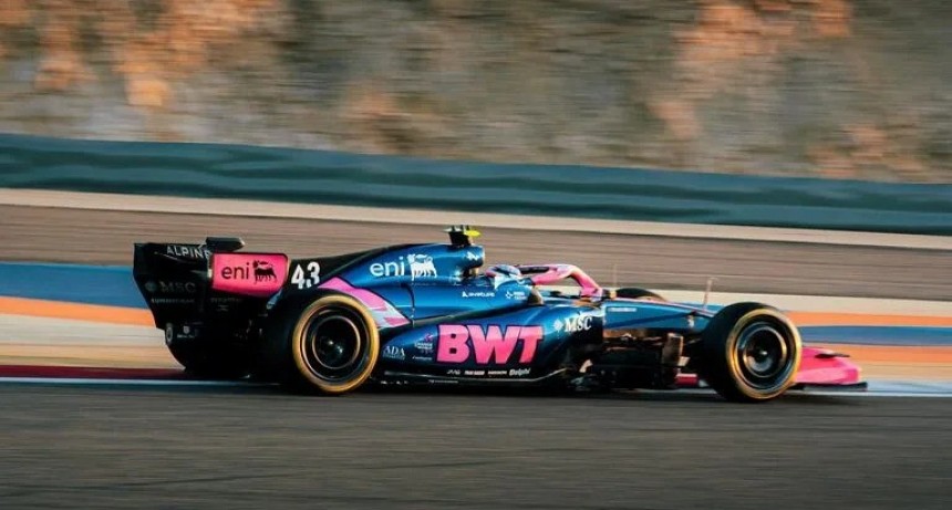  Franco Colapinto en Bahréin: séptimo puesto en la primera sesión y 54 vueltas de aprendizaje con Alpine