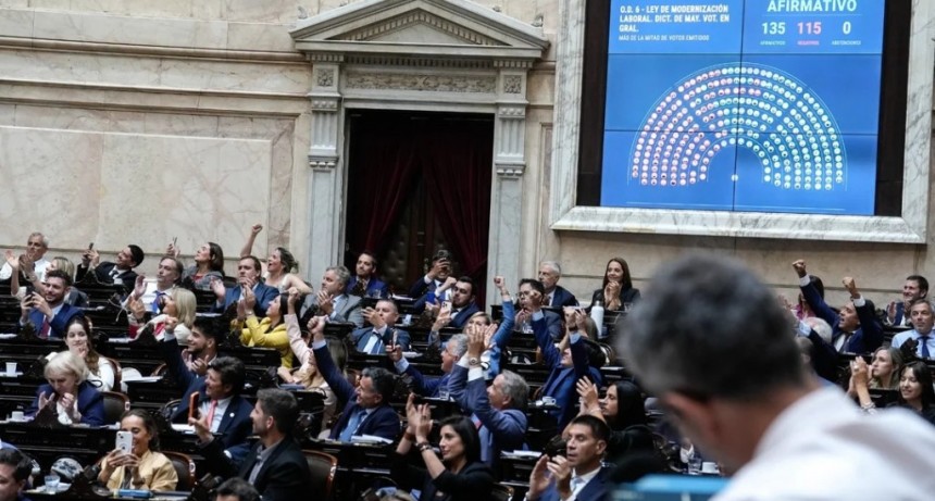 Diputados aprobó la ley de reforma laboral entre escándalos y será girada al Senado para su revisión