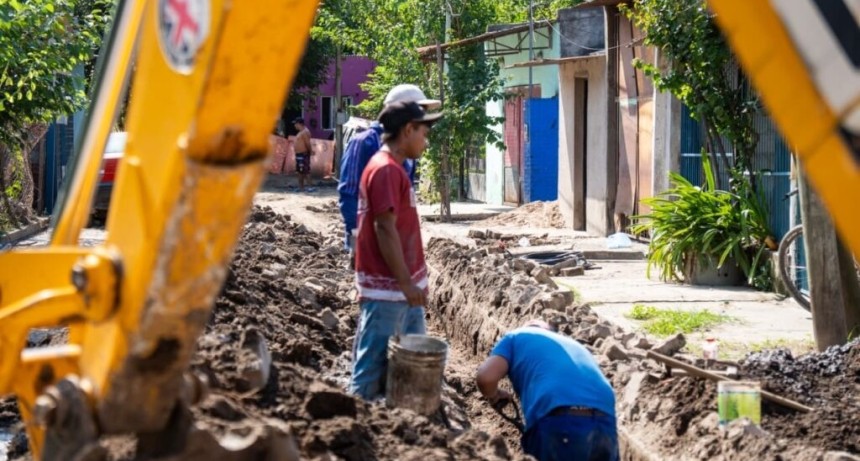 El Municipio de Banda del Río Salí ejecuta obras de infraestructura en el barrio El Polígono de Lastenia