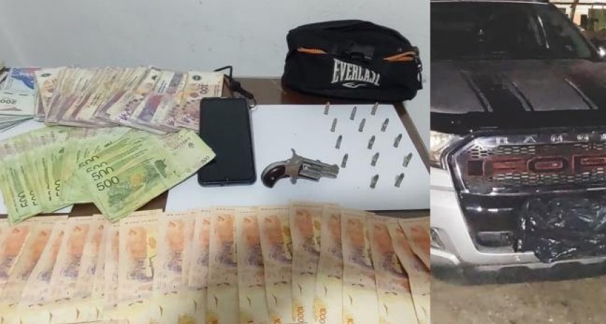 Los Pocitos: aprehenden a dos hombres que tenían drogas y armas