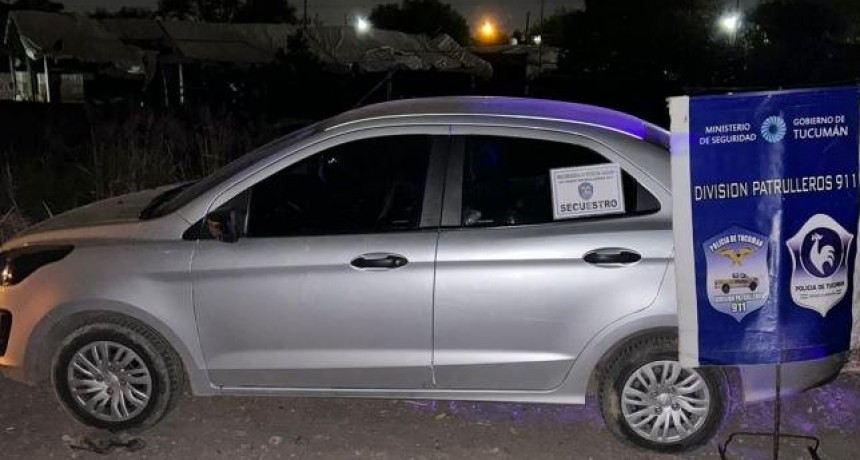 Recuperó un auto a pocas horas de haber sido robado