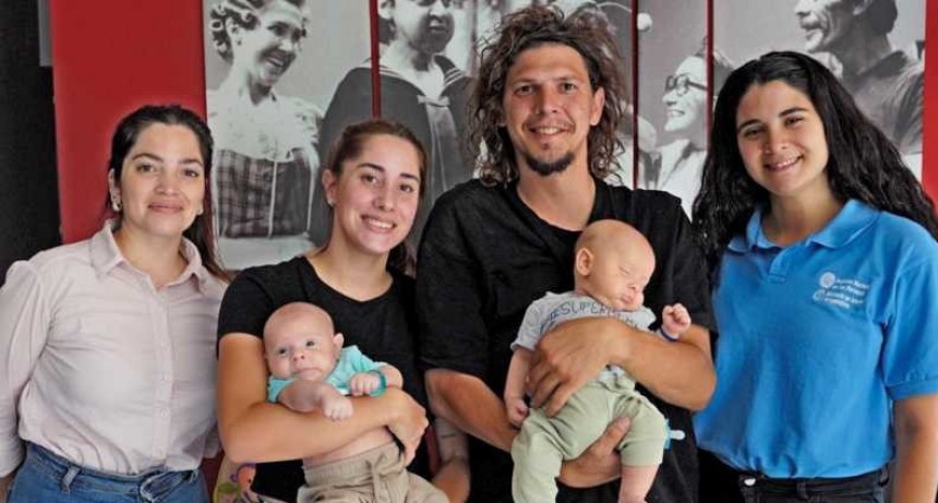Dilema resuelto: los papás de los gemelos Costa - Rodríguez ya saben cuál es cuál