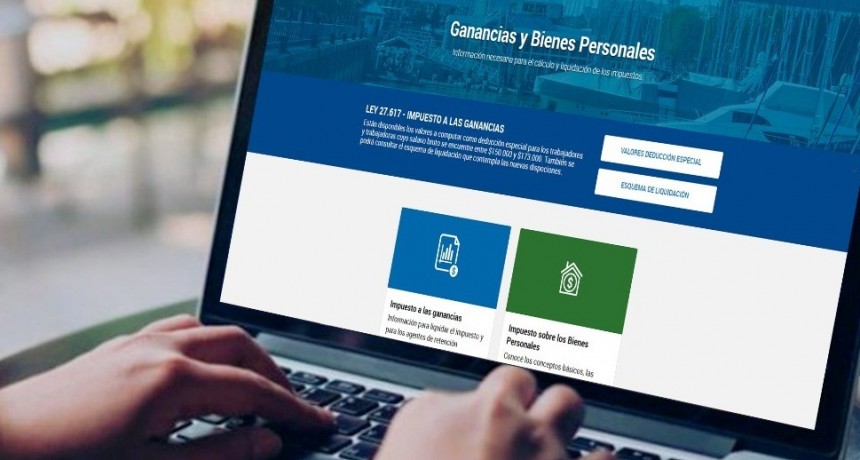 La AFIP puso a disposición los nuevos aplicativos de Ganancias y Bienes Personales para el Período Fiscal 2022