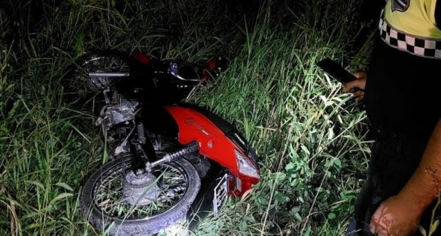Lograron recuperar una moto robada tras una persecución