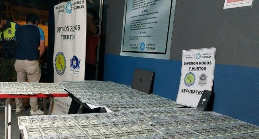 Llevaba m&aacute;s de 44 mil d&oacute;lares, sin respaldo, en un auto y qued&oacute; aprehendido