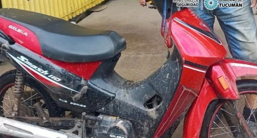 Le robaron la moto, y la polic&iacute;a la recuper&oacute;