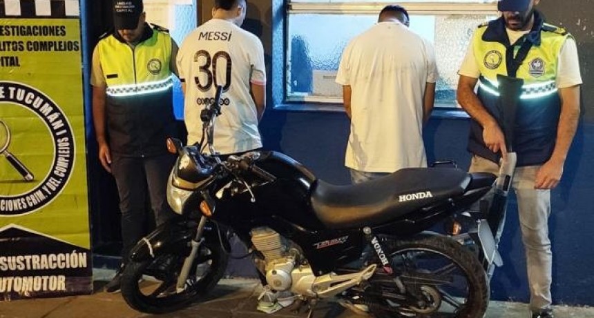 La Polic&iacute;a aprehendi&oacute; a una persona por el robo de una moto