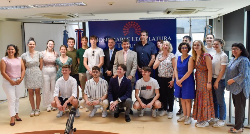 El Vicegobernador recibi&oacute; una delegaci&oacute;n de Francia para promover el intercambio de estudiantes de enolog&iacute;a