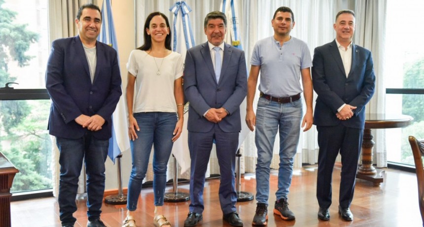 Acevedo recibi&oacute; a Mar&iacute;a Emilia Filgueira en v&iacute;speras del campeonato mundial de Mountain Bike