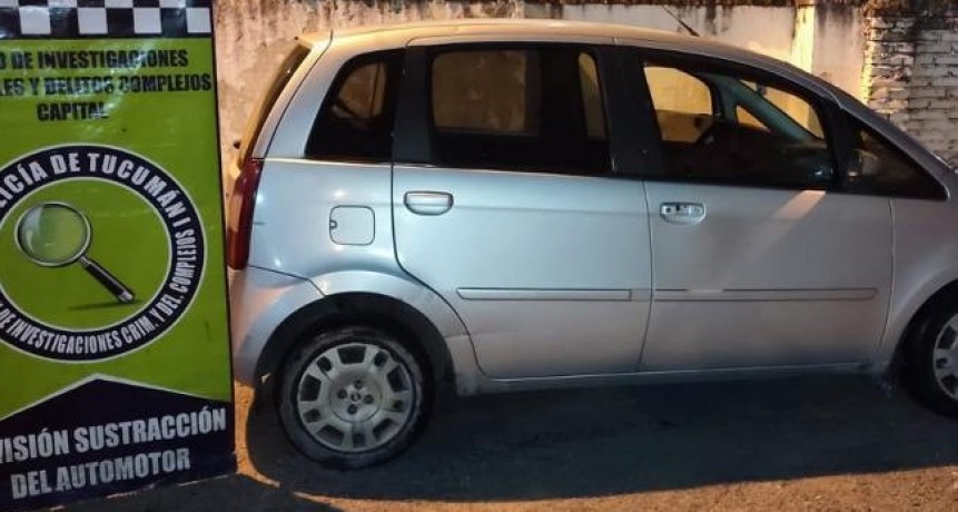 Recuperan un auto robado y demoran al conductor